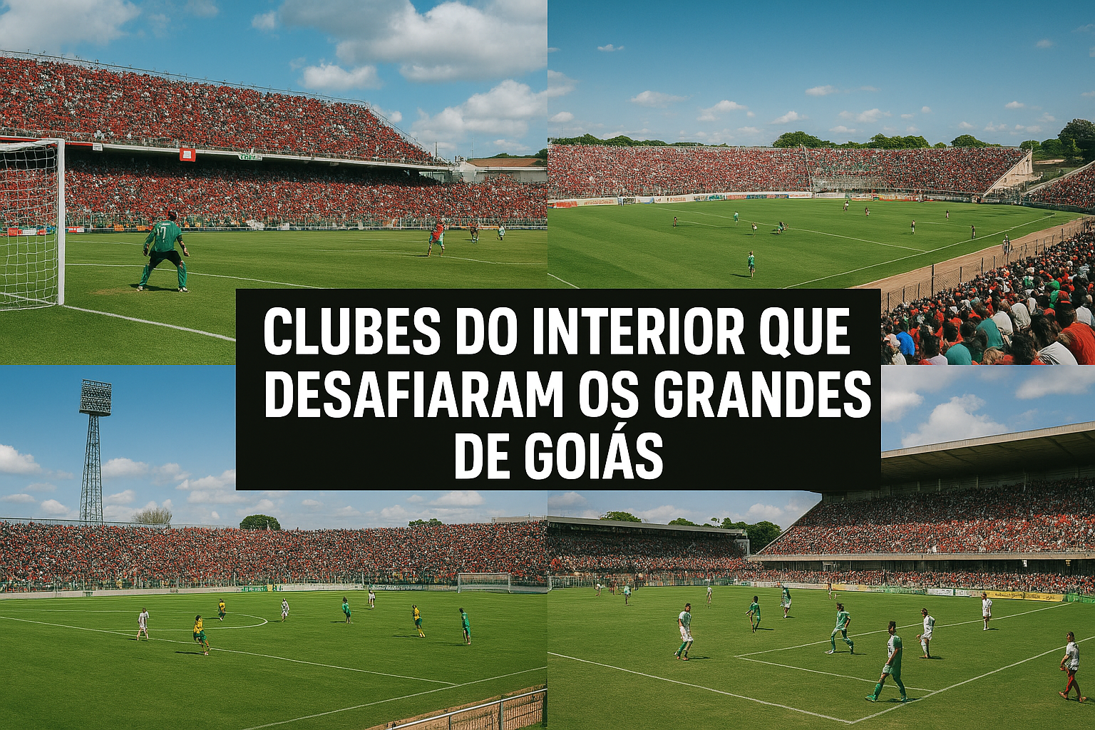 Clubes do interior que desafiaram os grandes de Goiás